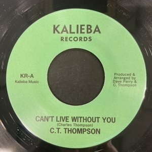 【HMV渋谷】C.T. THOMPSON/CAN'T LIVE WITHOUT YOU(KRA)