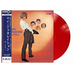 【新品/新宿ALTA】The Who/My Generation 【初回生産限定盤】(レッド・ヴァイナル仕様/180グラム重量盤レコード)(UIJY75229)
