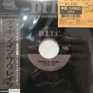 【新宿ALTA】D.I.T.C. (DIGGIN IN THE CRATES)/DIGGIN' NUMBERS (LORDE FINESSE REMIX)(LTD)(SSR072J)