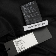 未使用品 2023AW FOXEY NEWYORK フォクシー スカート ルナ トワイライト ギャザー ブラック 38 43878-NASOX_画像5