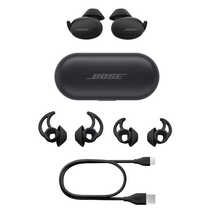 419a送料込[SALE]新品未開封 BOSE Sport Earbuds フルワイヤレスイヤホン リモコン/マイク対応 Triple Black■迫力サウンド■激安SHOP24_画像3