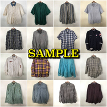 【T51】★超大量★ アメリカ古着卸オススメALL MEN'S SHIRT 200kg 4ベールセット目玉商品 S/S L/S ブランドあり カラバリ豊富 仕入れ_画像8