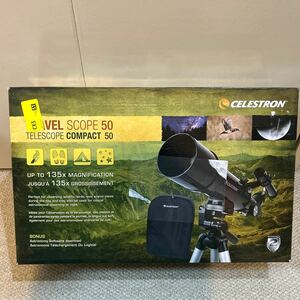 箱痛みあり　新品未開封品　CELESTRON(セレストロン)　Travel Scope 50 地上・天体兼用望遠鏡