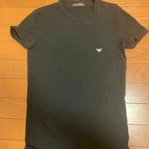 エンプリオアルマーニ　ARMANI Tシャツ　 ブラック　 半袖Tシャツ　アンダーウェア