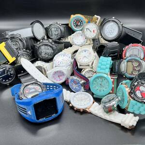 まとめて27本 腕時計 動作未確認 電池切れ ファッション時計 デジタル メンズ レディース カラフル まとめ売り b1-51