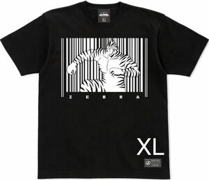 キン肉マン Tシャツ キン肉マンゼブラ プロレス ジャンプ 漫画 アニメ 縞馬 XL ゆでたまご ZEBRA