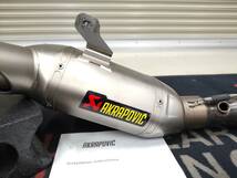 ◇美品◆MT-09 XSR900 　用アクラポビッチ　akrapovic　レーシングライン　フルエキゾースト　マフラー　14-20 MT09_画像2