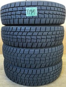 ダンロップ★165/70R14★Winter MAXX01×1本(2019年)　Winter MAXX02×3本(2020年)バリ山　中古タイヤ4本 [Y1727A]