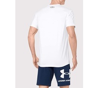 B13-03 新品 人気の定番商品 UNDER ARMOUR アンダーアーマー Tシャツ　半袖　ルーズフィット　ヒートギア　1257615 ホワイト XXLサイズ_画像1