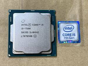 ★Intel Core i5-7500 3.40GHz SR335 LGA1151 第7世代 良品美品 インテル★送185ok★