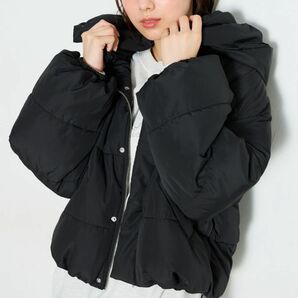 【イング】 未使用品 フード中綿コート ジャケット 2way Mサイズ