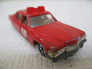 § 196 ミニカー tomica CADILLAC TOMY No.F2 1/77 1976 トミカ キャデラック トミー アメリカンポリスカー 日本製 希少 入手困難 レア