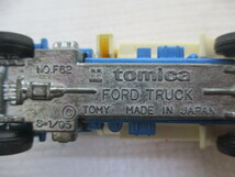 § 203 ミニカー tomica FORD TRUCK Gulf TOMY NO.F62 1/95 トミカ フォード トラック ガルフ・オイル トミー 日本製 希少 入手困難_画像8