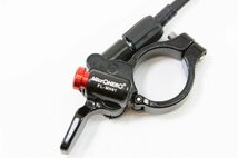 【即納】【軽量アルミ合金製】MicrOHERO 　ワイヤ付き　サスペンションフォーク　リモートコントロールレバー　22.2mm　FL-MH01_画像1