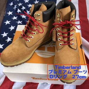 Dリング【Timberland ティンバーランド ブーツ プレミアム ウォータープルーフ ブーツ size 9 27cm】