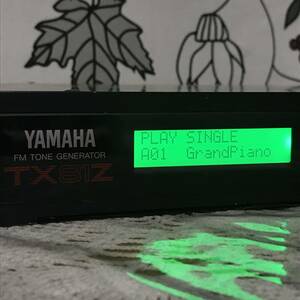 音源モジュール ■ FM TONE GENERATOR YAMAHA TX81Z 中古現状品 ■1U シンセサイザー Ver:1.3