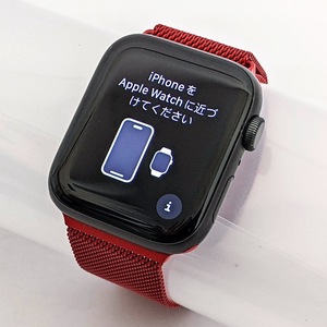 【17868】Apple Watch アップルウォッチ SE Nike ナイキ GPSモデル 44mm スペースグレー A2352 iPhone 動作確認済み ガジェット スマート