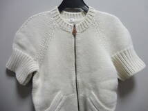 美品 HERMES エルメス 半袖セーター　カシミア１００％　5_画像2