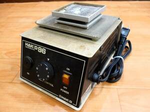 ○ HAKKO 白光 はんだ槽 静止タイプ SOLDERING POT HAKKO 96-1 動作未確認 ジャンク ○F020122K