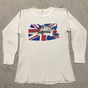 80s VINTAGE セックスピストルズ sex pistols ANARCHY IN THE U.K. 長袖 サーマル シャツ ロンT (M) ビンテージ Tシャツ PUNK ロックT 90s