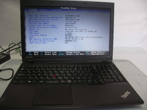 NBJ109/IBM/Thinkpad L540 4200U 2GHz 4GB/BIOS確認済