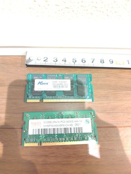 パソコン メモリ 2枚 DDR 512MB 1GB