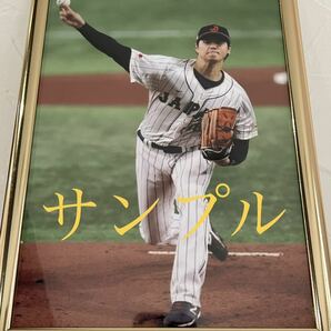 大谷翔平　A4写真 WBC 2023 決勝戦９回裏登板。規格外のピッチング　フレームカラーゴールド　他にも多数出品してますので是非ご覧下さい！