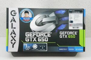 【未使用品】 GALAXY Geforce GTX650 GDDR5/1GB グラフィックボード グラボ 000Y845