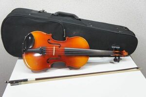 SUZUKI スズキ バイオリン No280 サイズ1/2 Anno1983 全長52.2cm ケース付き 弓付き A089