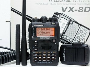 YAESU　VX-8D　50/144/430MHz　新スプリアス適合モデル