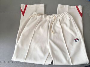  Vintage filler FILA jersey pants bottoms Kanebo made cream color? made in Japan M