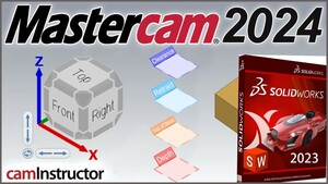 SOLIDWORKS Premium 2023 ＋ MasterCam 2024 Windows 永続版ダウンロード