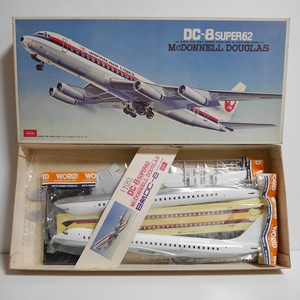 旧ロゴ 日東科学 1/100 日本航空 DC-8 SUPER62　マクドネル・ダグラス日航ニットー