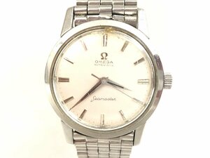 送料無料 ジャンク 1円～ OMEGA オメガ シーマスター Cal,591 14704 SC-61 自動巻き オートマチック 腕時計 ホワイト系 Seamaster