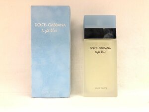 送料無料 未使用 DOLCE&GABBANA ドルチェ＆ガッバーナ ドルガバ ライトブルー オードトワレ 香水 100ml