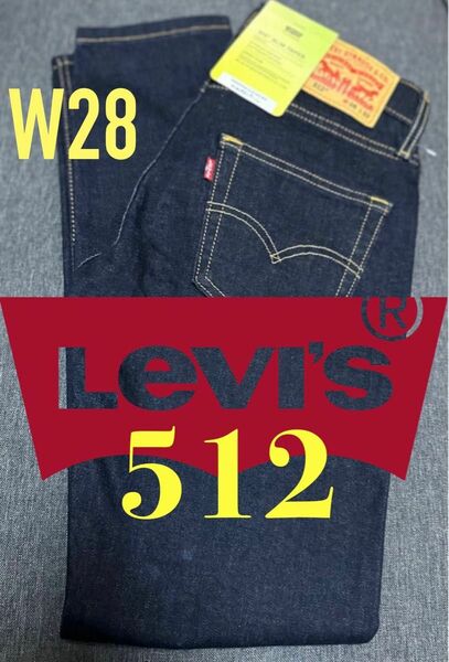 Levi’s 512 Slim Taper Stretch w28 男性用ジーンズ サイズ28