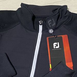 新品★FootJoy フットジョイ THERMAL 保温 フルジップ ハイブリッド セータージャケット/ブラック/サイズM