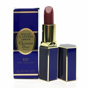 DIOR クリスチャン ディオール ルージュ ア レーヴル #832 口紅 3.5g ☆未使用品　送料350円