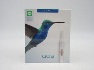 ★sm0715　未開封品　アイコス　キット　2.4プラス　白　ホワイト　IQOS　2.4Plus　WHITE　2.4P　電子タバコ　喫煙グッズ★