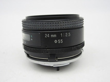 ★sz1466　TAMRON　レンズ　24mm 1:2.5 55　タムロン　カメラレンズ　カメラ用品　一眼カメラ用　単焦点レンズ？　動作未確認★_画像2