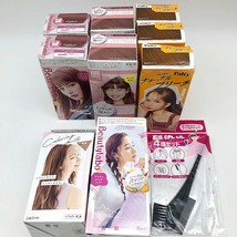 ★ss6031　未使用品　ヘアカラー用品　9点セット　ピンク系　パルティ　ブリーチ　ビューティーラボ　乳液タイプ　リーゼ　泡カラー★_画像1