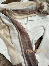 Brunello Cucinelli　ブルネロクチネリ　レディース　マフラー　ストール　カシミア使用_画像3