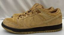 20240120【NIKE 】ナイキ ローカットスニーカー SB Dunk Low Pro Wheat ダンク ロウ プロ ウィート US11 BQ6817-204 スウェード_画像2