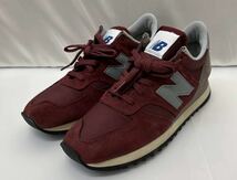 20240109【NEW BALANCE】 ニューバランス ローカットスニーカー M730UKF M730UKF 40TH ANNIVERSARY バーガンディー MADE IN ENGLAND US9_画像1