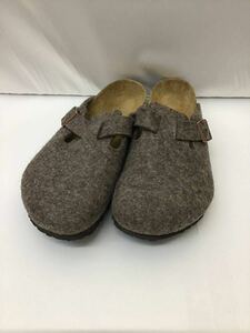 20240124【BIRKENSTOCK】ビルケンシュトック BOSTON ボストン シューズ サンダル 28.5 ブラウン ウール