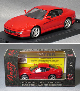 フェラーリ 456 GT（レッド）　*1/43スケール　*品番8013　*Bang製　　*01