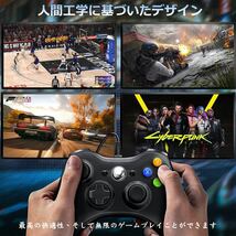 Xbox 360 コントローラー 有線【新改良】USB ゲームパッド 有線ゲームパッド PC コントローラー 人体工学 二重振動 高耐久ボタン ジョイス_画像6