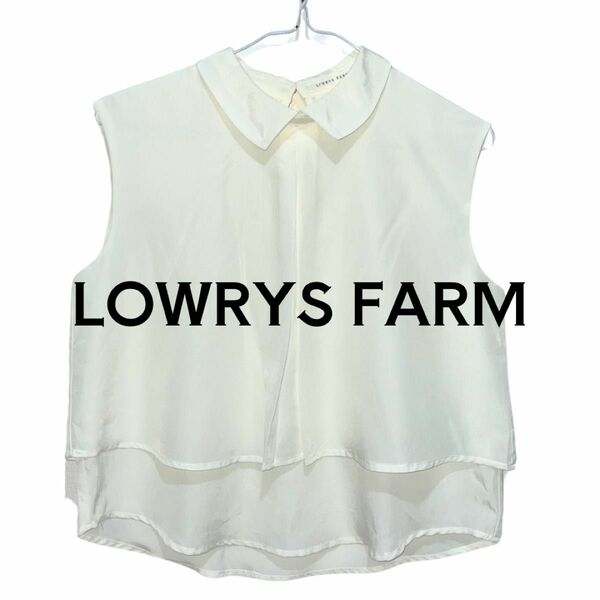 LOWRYS FARM レディース ノースリーブ ブラウス