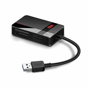 カードリーダー USB 3.0 CF / SD / TF / MS マルチカードリーダー オールインワン