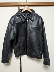 Schott Single Riders #AT101 Black ショット シングルライダース 　AT101 　サイズ42　レザージャケット　ライナー 黒